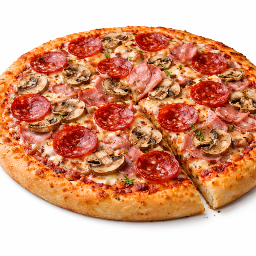 Pepperoni Hongo y Jamon